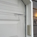 Door after car hit replacement in Arlington